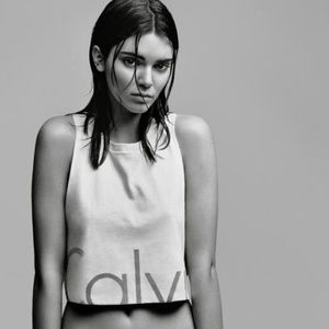 Kendall Jenner's CK Snakeskin emboss leather Pumps